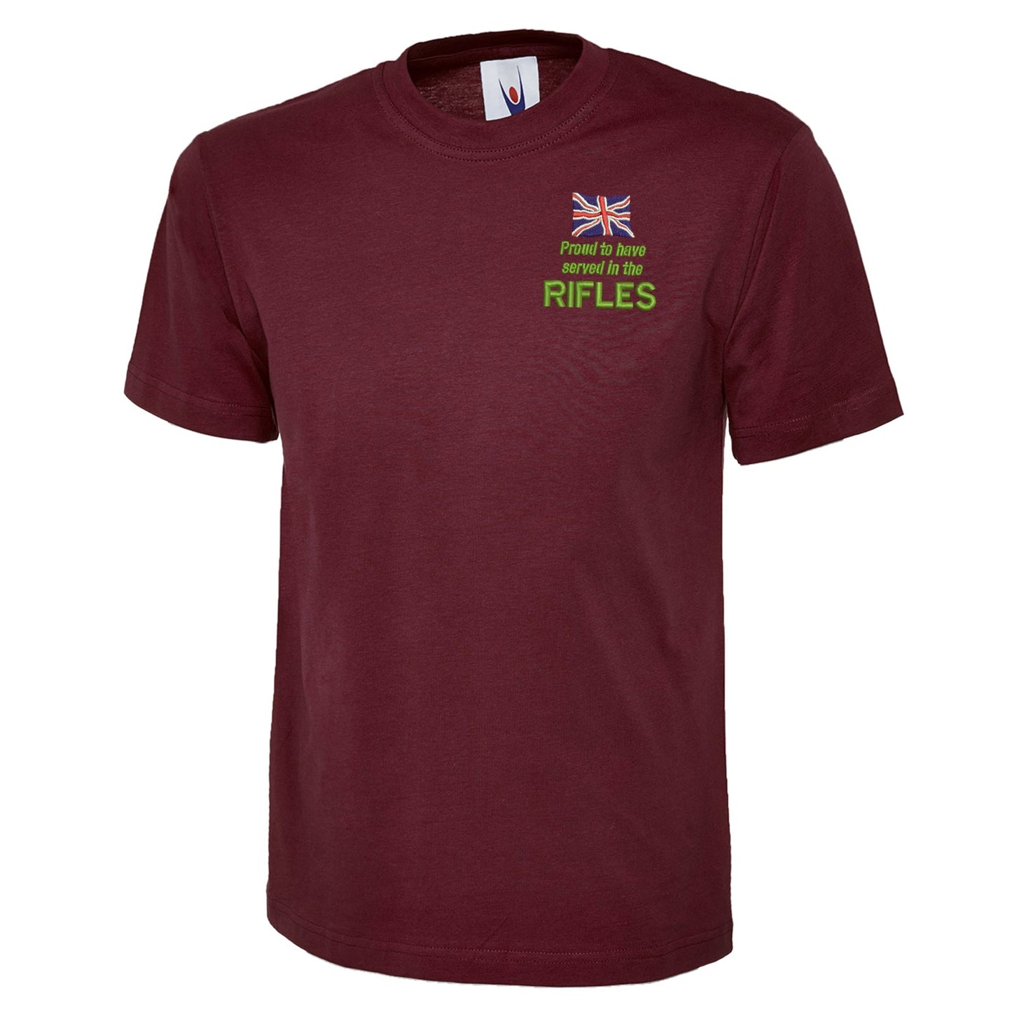 Proud to Have Served in The Rifles Embroidered Classic T-Shirt