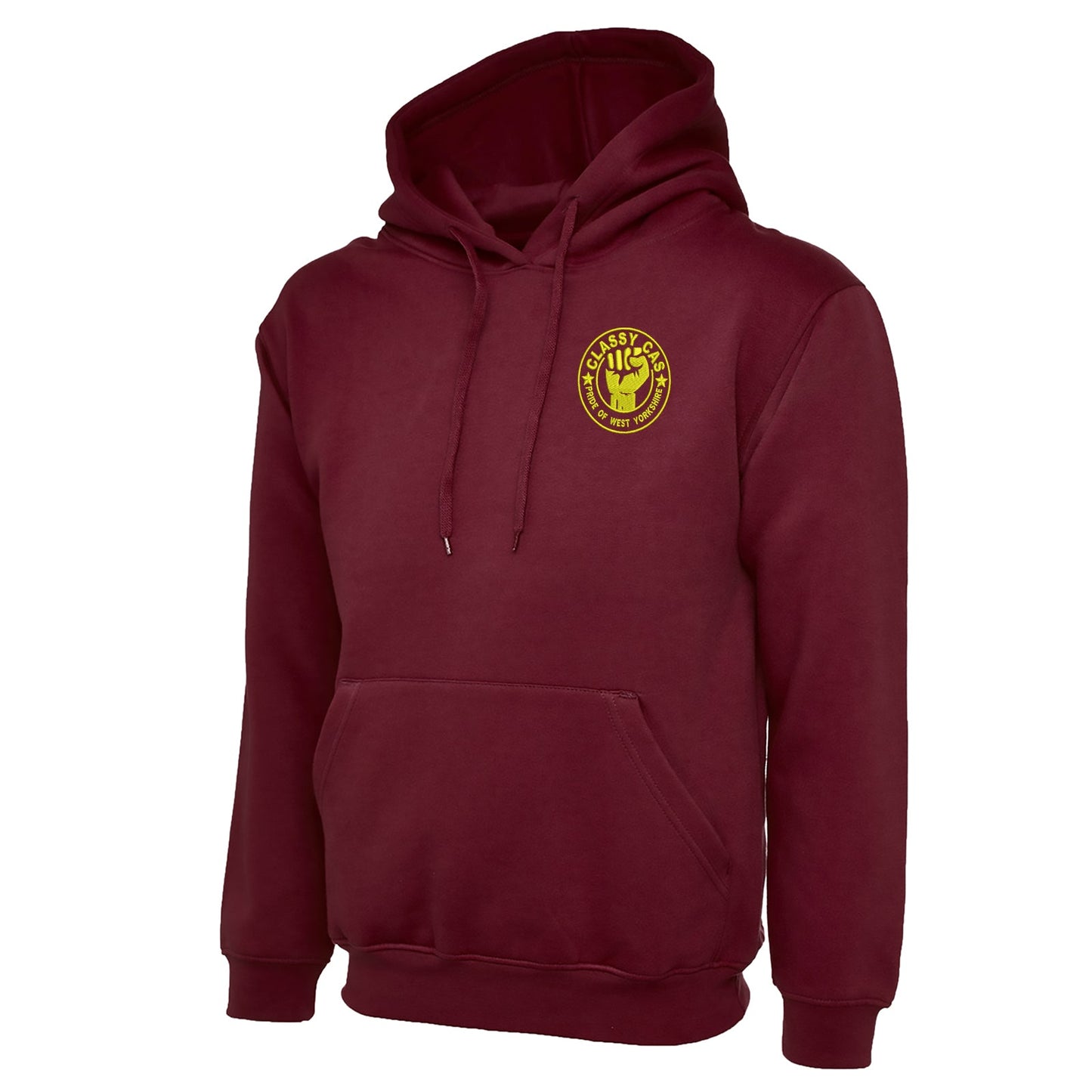 Classy Cas Pride of West Yorkshire Embroidered Classic Hoodie