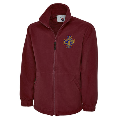 Retro Northern Ireland 1882 Embroidered Premium Fleece Jacket