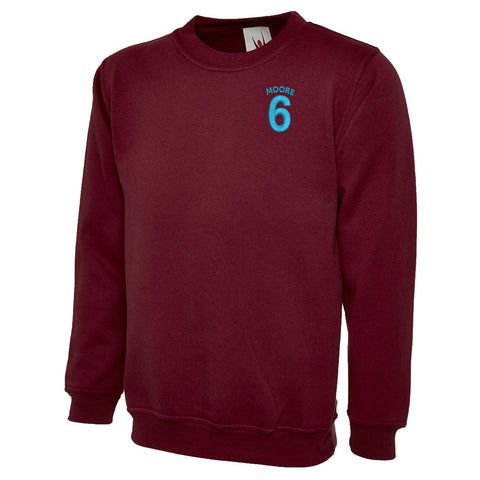 Moore 6 Embroidered Classic Sweatshirt
