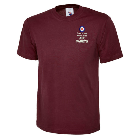 Proud to Have Served in The Air Cadets Embroidered Classic T-Shirt