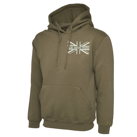 Blue Moon Rising Union Jack Hoodie