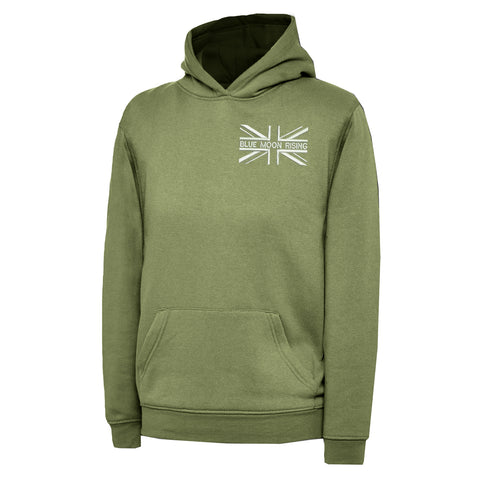 Blue Moon Rising Union Jack Hoodie