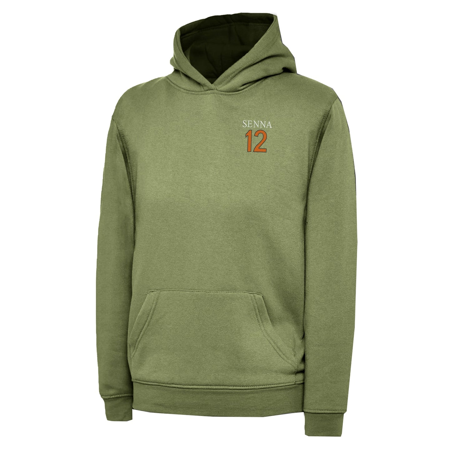 Retro Senna 12 Embroidered Children's Hoodie