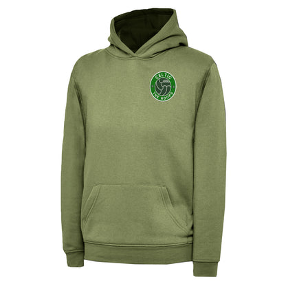 The Hoops Old School Ball Embroidered Children's Hoodie