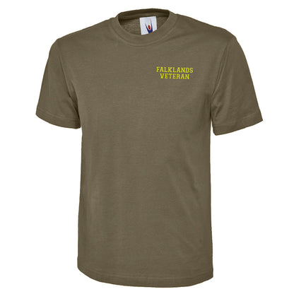 Falklands Veteran Embroidered Classic T-Shirt