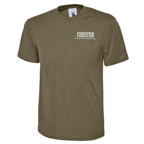 Chester Everyone's Favourite City Embroidered Classic T-Shirt