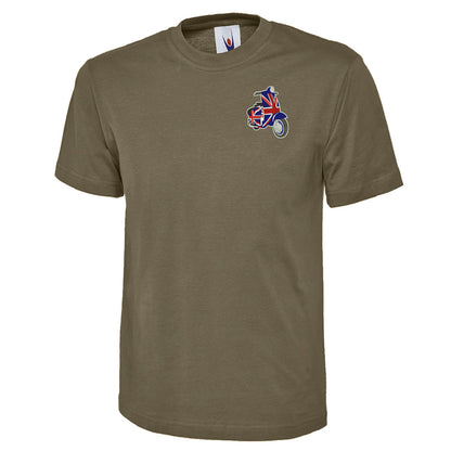 MOD Union Jack Scooter Embroidered Classic T-Shirt