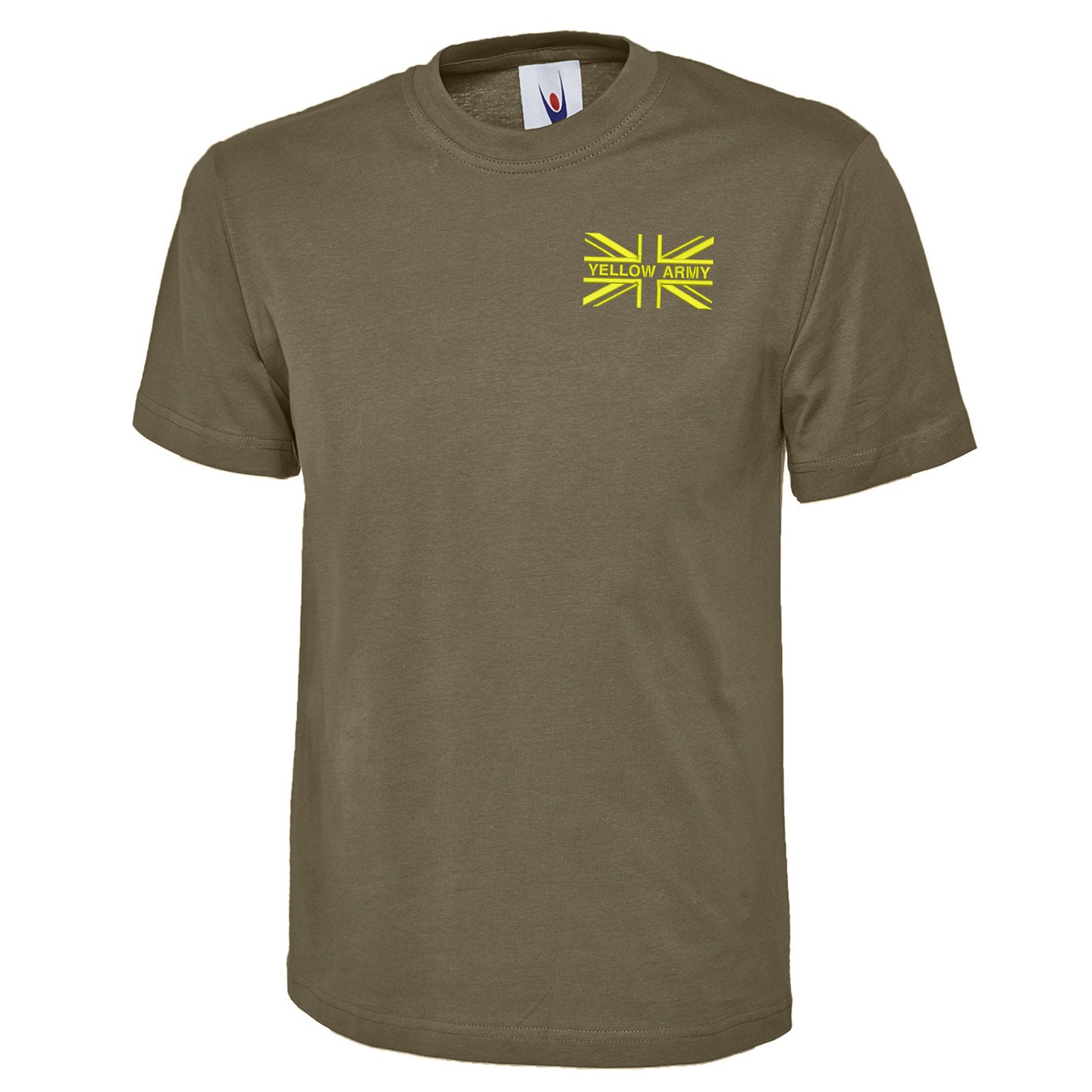 Yellow Army Union Jack T Shirt