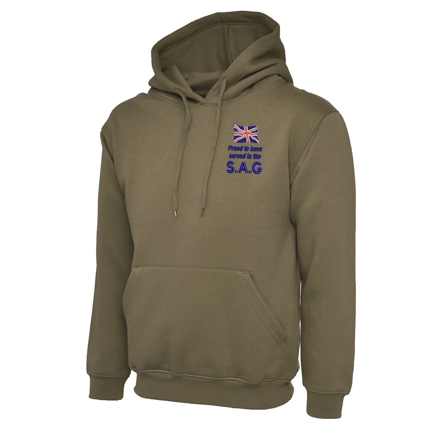 Proud to Have Served in The SAG Embroidered Classic Hoodie