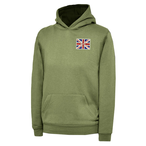 Bath Union Jack Embroidered Children's Hoodie