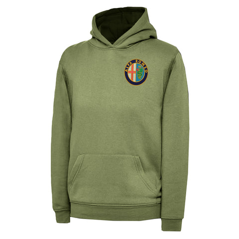 Alfa Romeo Logo Golden Hooded Top