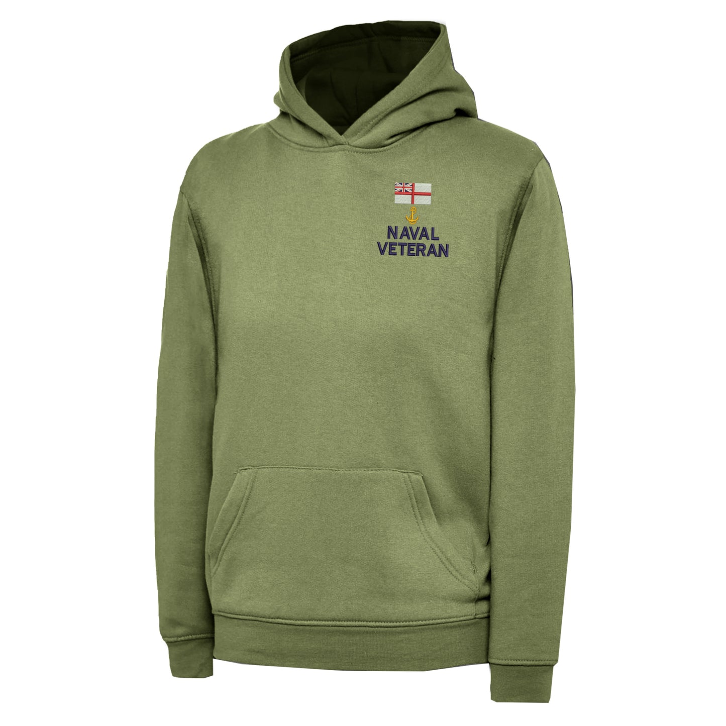 White Ensign Naval Anchor Veteran Children's Hoodie