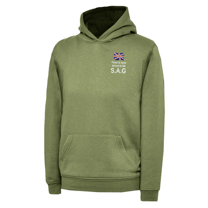 Proud to Have Served in The SAG Embroidered Children's Hoodie