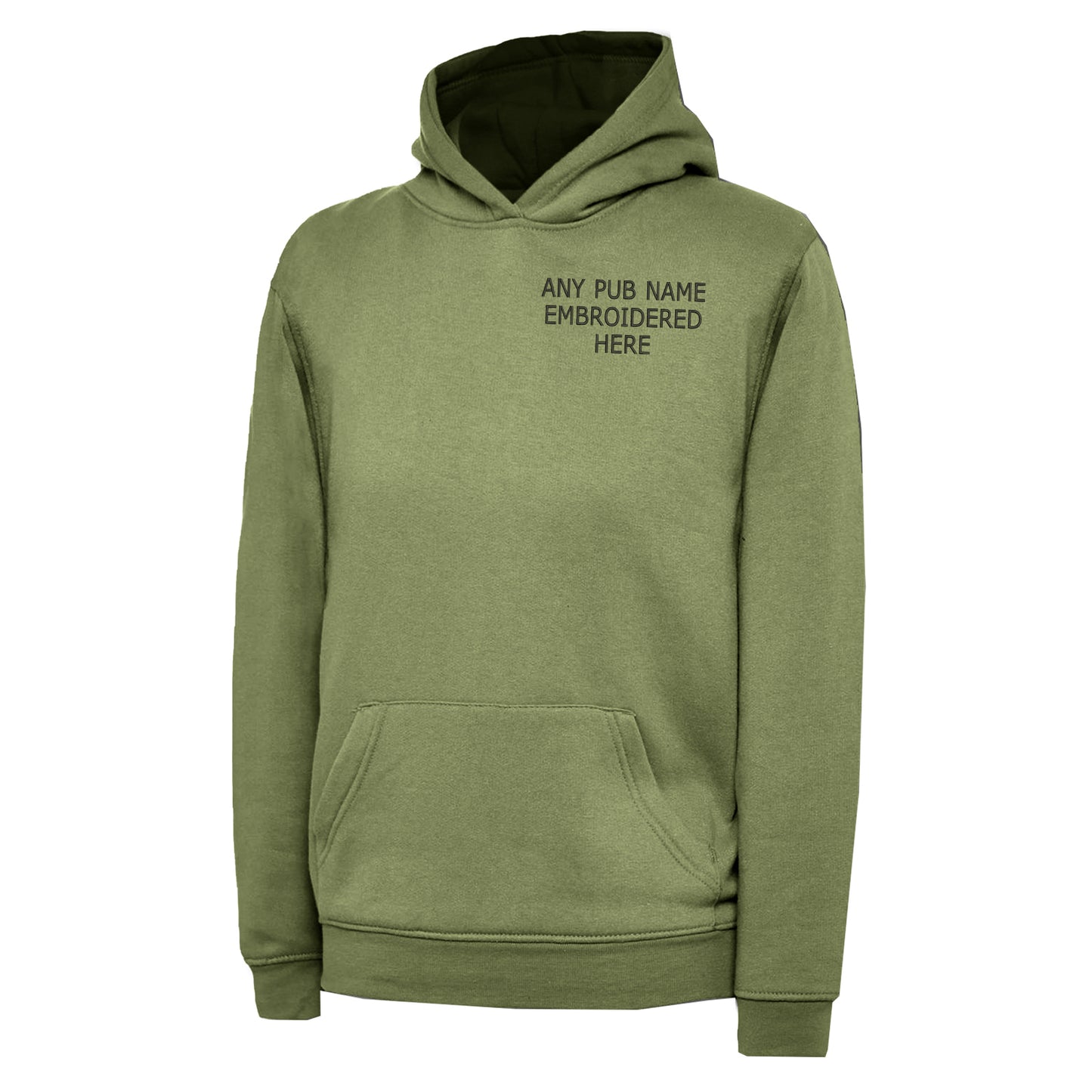 Personalised Embroidered Pub Embroidered Children's Hoodie