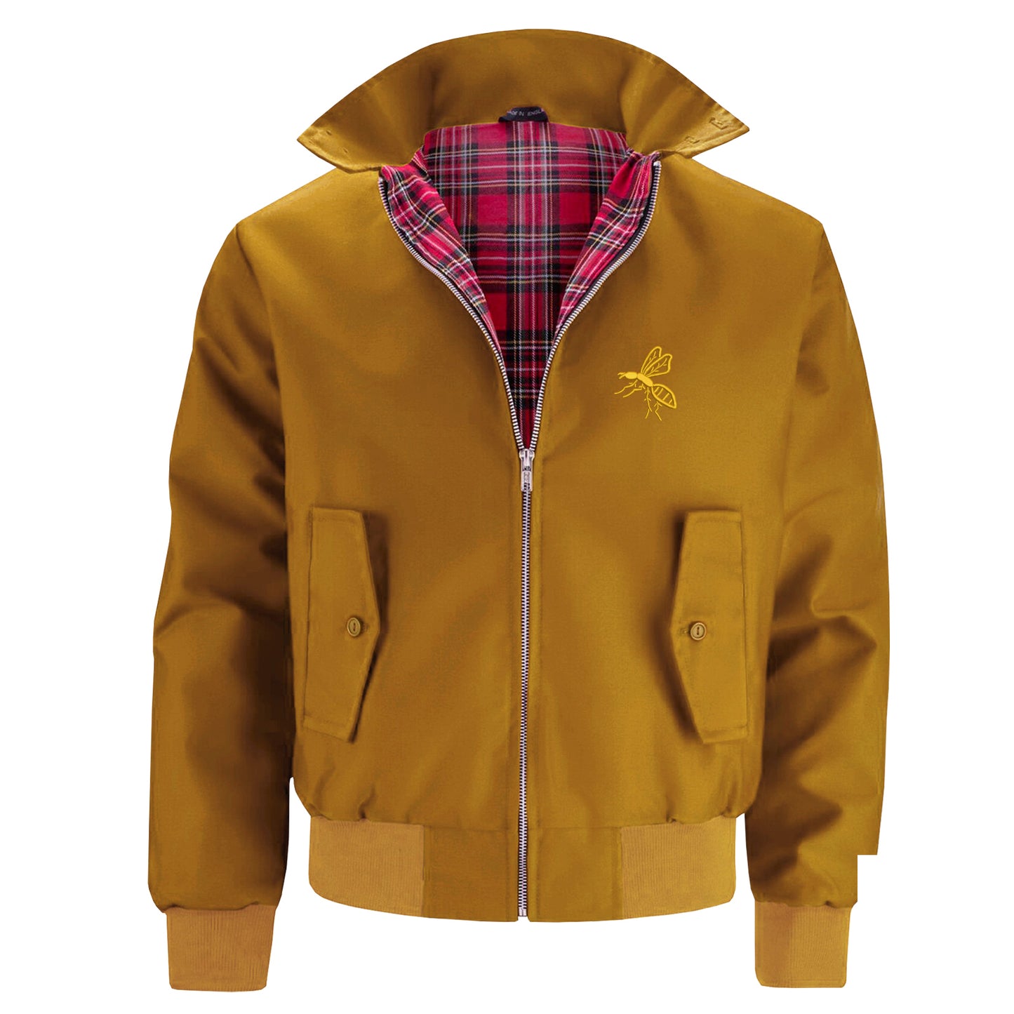 Retro Wasps 1867 Embroidered Classic Harrington Jacket