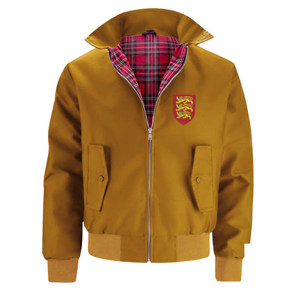 Coat of Arms of England Embroidered Classic Harrington Jacket