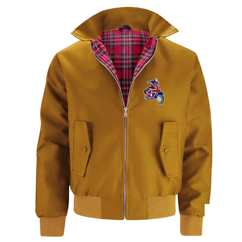 MOD Union Jack Scooter Embroidered Classic Harrington Jacket