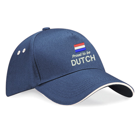 Proud to be Dutch Embroidered Baseball Cap