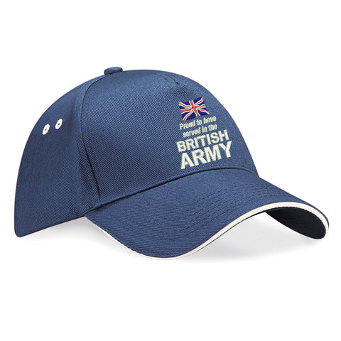 Proud to Have Served in The British Army Baseball Cap