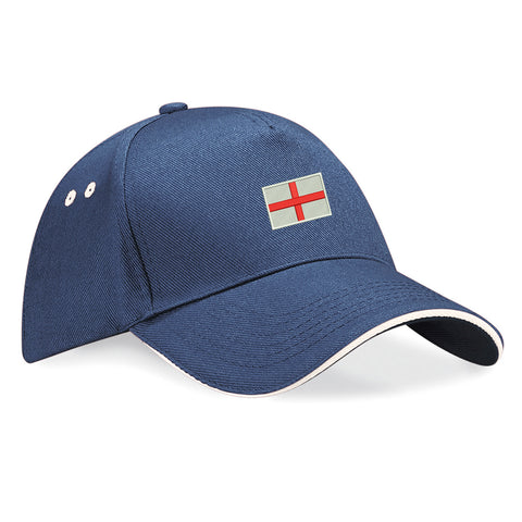 Flag of England Embroidered Baseball Cap