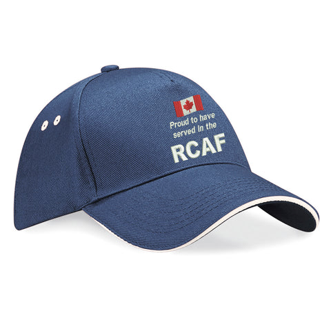 Proud to Have Served in The RCAF Embroidered Baseball Cap