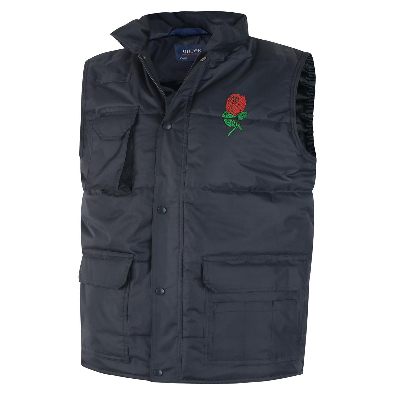 Retro England Rugby Bodywarmer