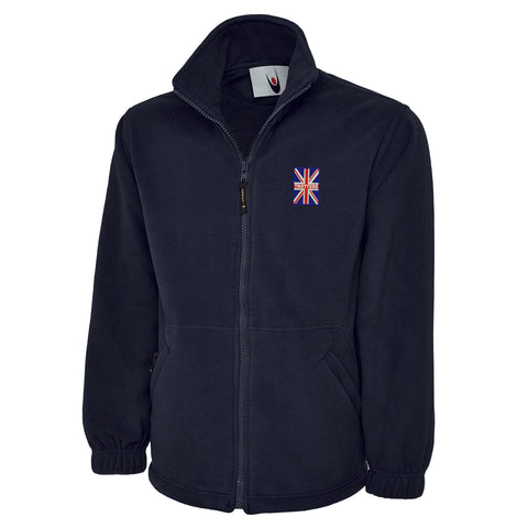 Trotters Union Jack Embroidered Premium Fleece Jacket