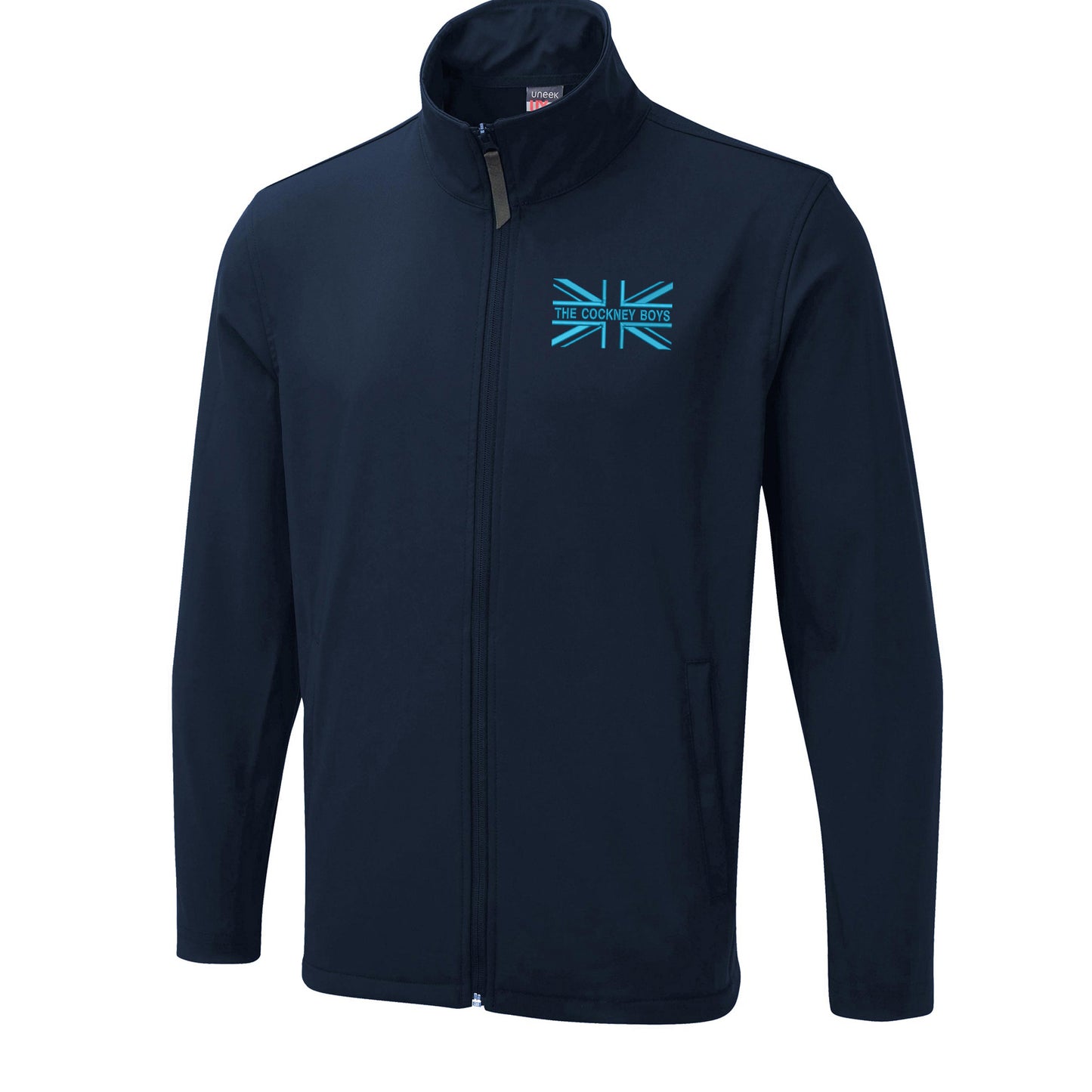 The Cockney Boys Union Jack Embroidered Lightweight Soft Shell Jacket