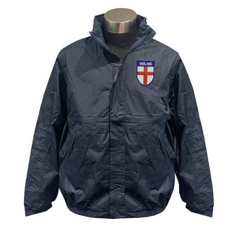 Flag of England Shield Embroidered Premium Outdoor Jacket