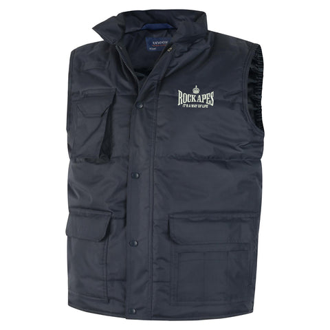 Rock Apes It's a Way of Life Embroidered Super Pro Body Warmer