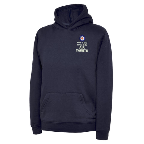 Proud to Have Served in The Air Cadets Embroidered Children's Hoodie