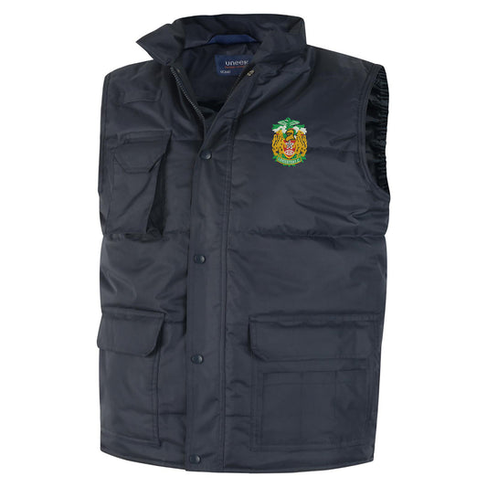 Retro Leicester FC Rugby 1990s Bodywarmer