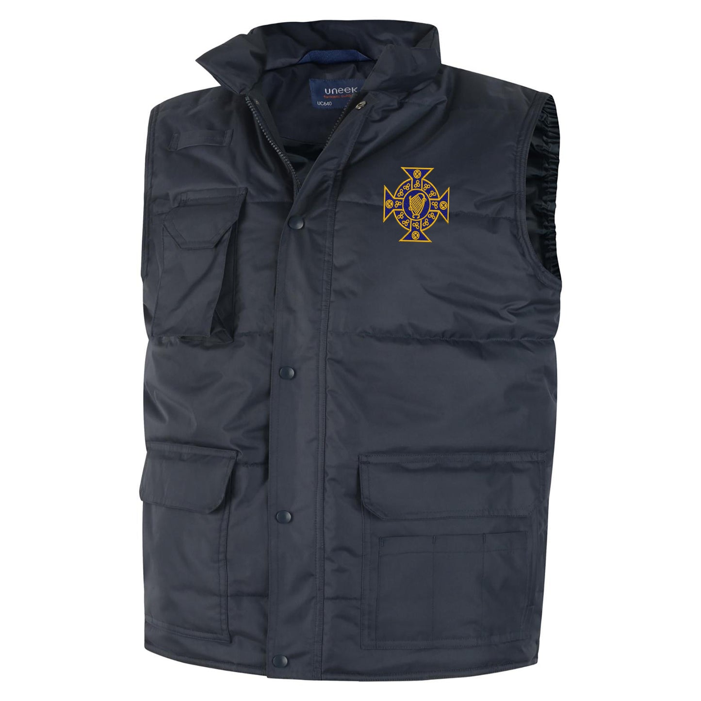 Retro Northern Ireland 1882 Embroidered Super Pro Body Warmer