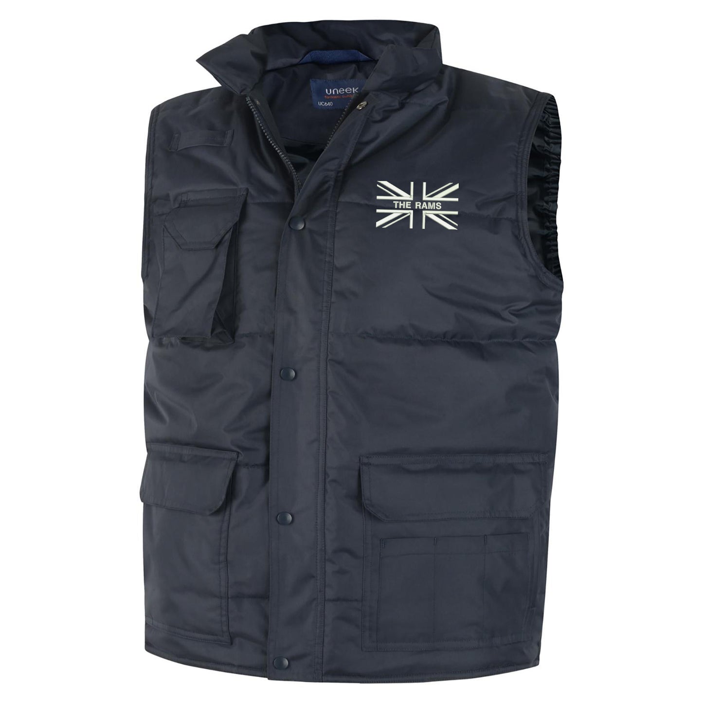 The Rams Union Jack Embroidered Super Pro Body Warmer