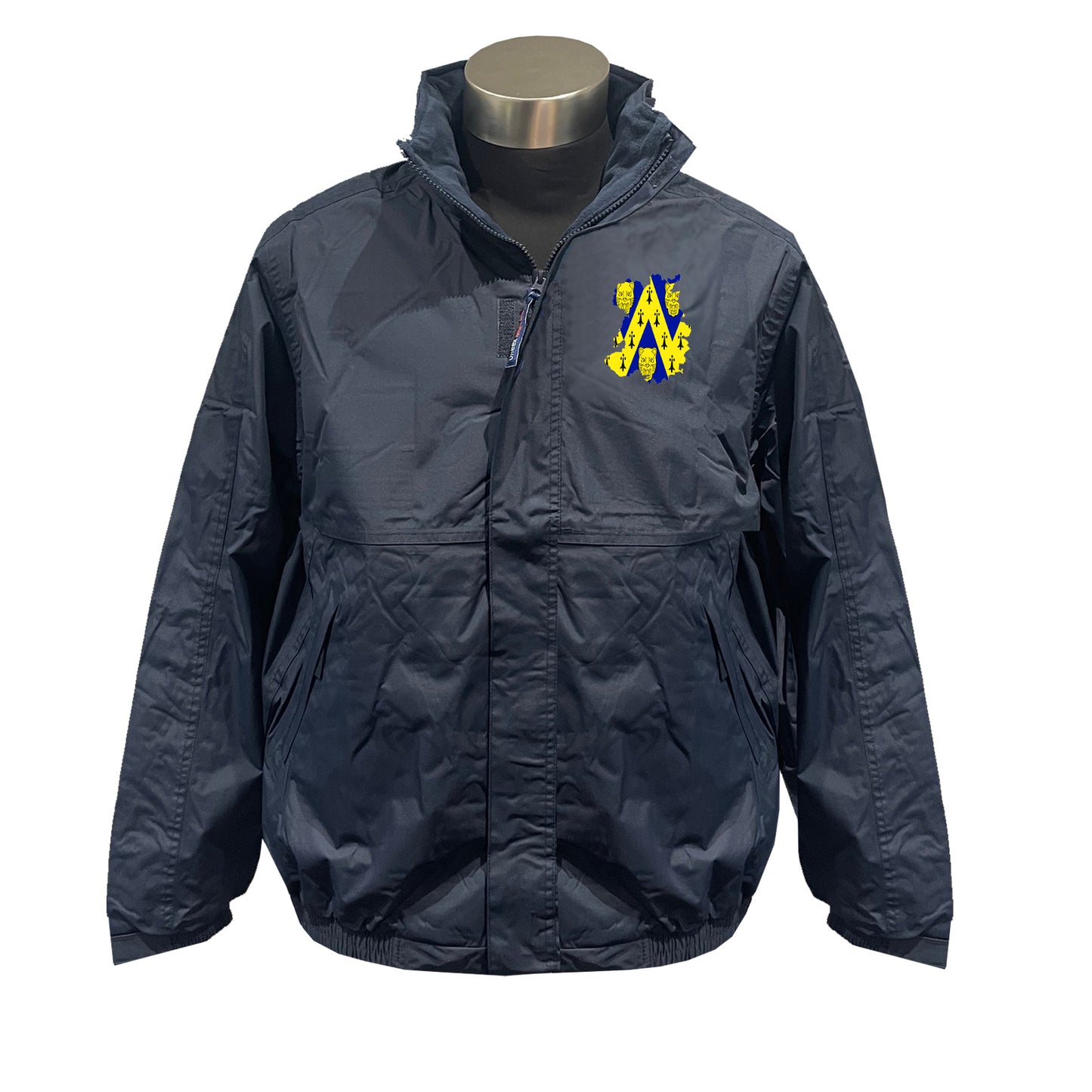 Shropshire Flag Map Embroidered Premium Outdoor Jacket