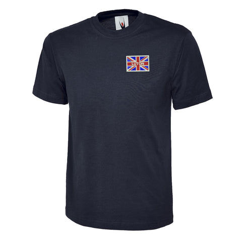 Luton Coloured Union Jack Embroidered Children's T-Shirt