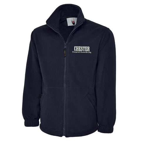 Chester Everyone's Favourite City Embroidered Premium Fleece Jacket