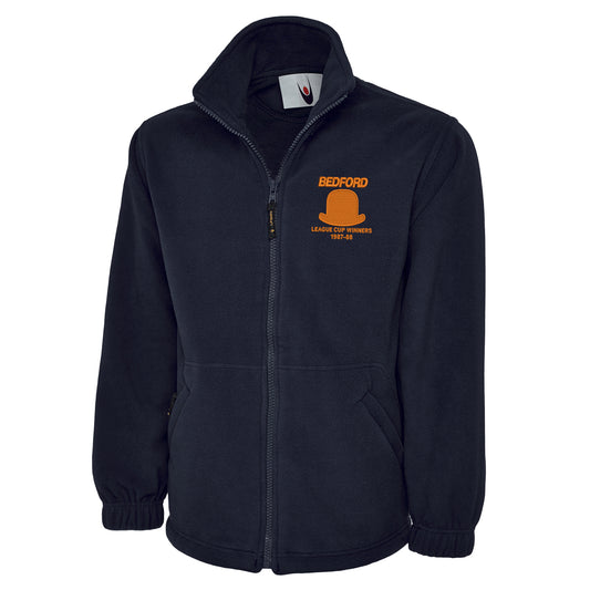 Retro Luton League Cup Winners 1988 Embroidered Premium Fleece Jacket