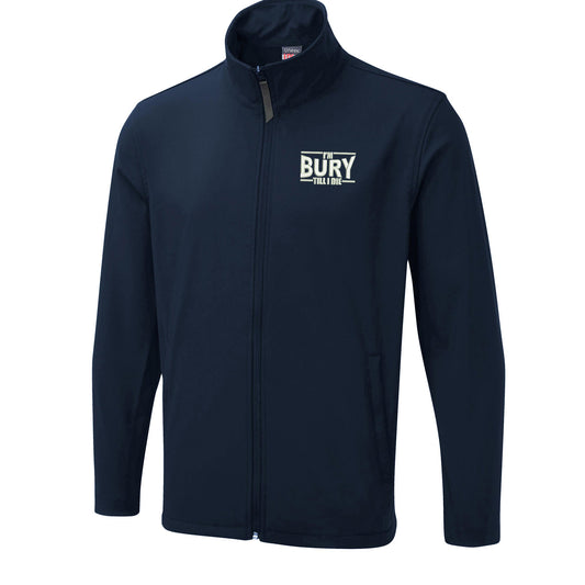 I'm Bury Till I Die Embroidered Lightweight Soft Shell Jacket