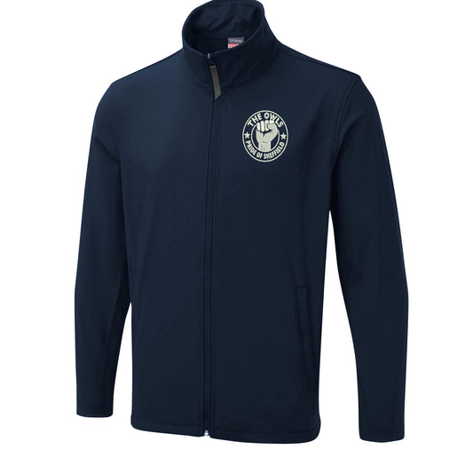 The Owls Pride of Sheffield Embroidered Lightweight Soft Shell Jacket