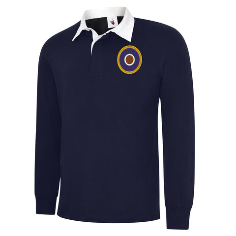 Royal Air Force Roundel Type C1 Embroidered Classic Rugby Shirt