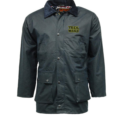 Trek Wars Embroidered Padded Wax Jacket