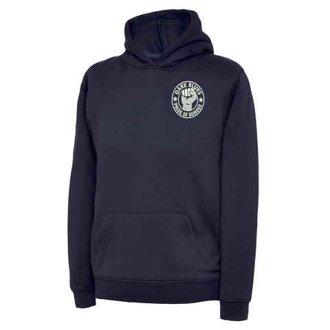 Dark Blues Pride of Dundee Embroidered Children's Hoodie