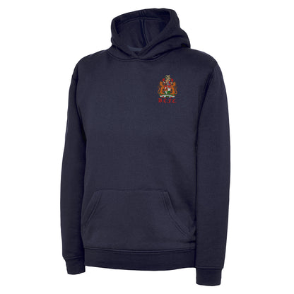 Retro Bristol City 1950s Embroidered Children's Hoodie