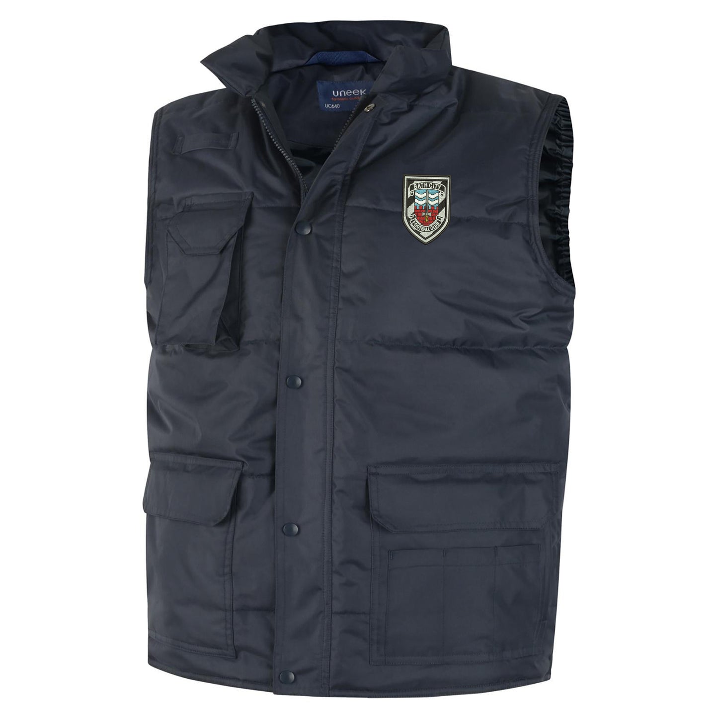 Retro Bath City Embroidered Super Pro Body Warmer