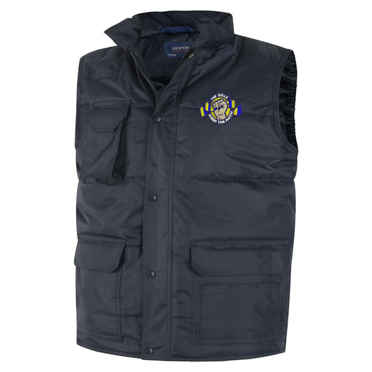 The Gulls Keep The Faith Embroidered Super Pro Body Warmer