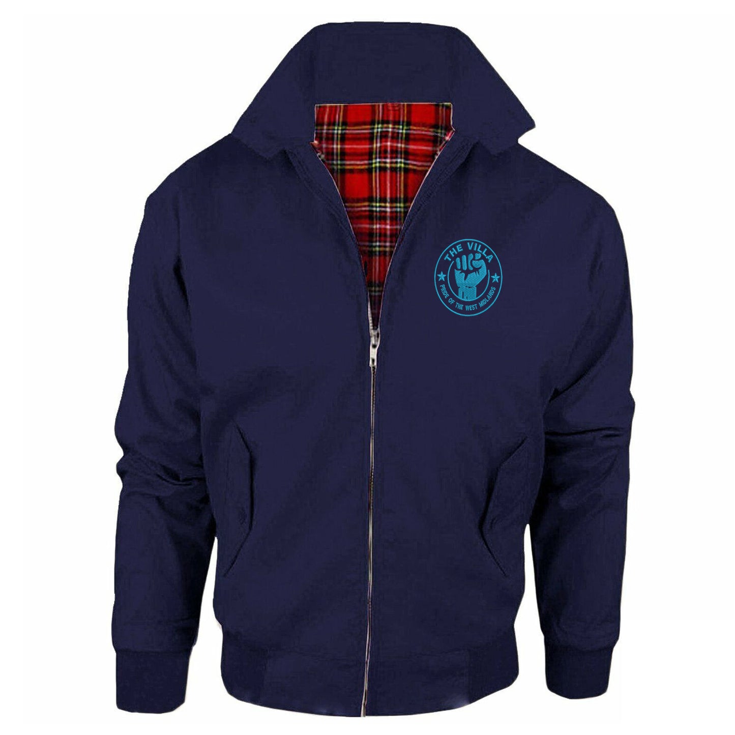 The Villa Pride of The West Midlands Embroidered Classic Harrington Jacket