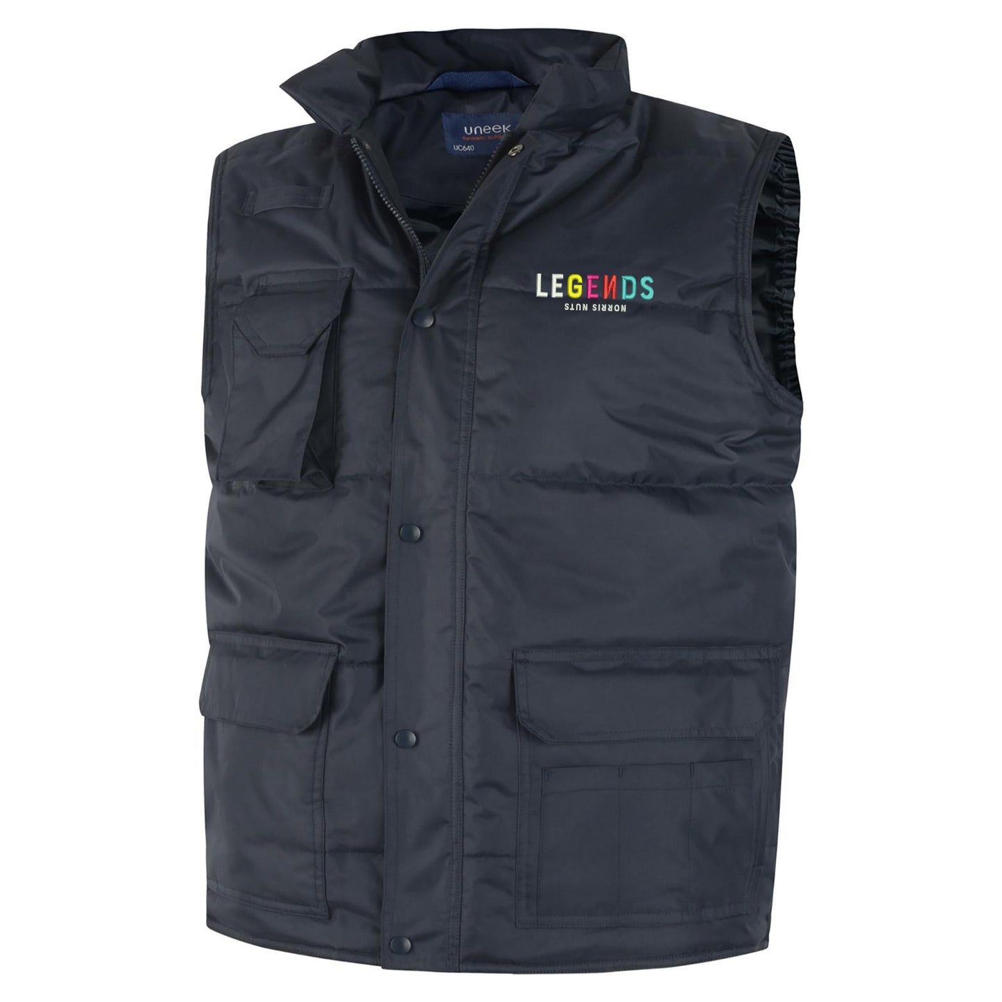 Norris Nuts Legends Embroidered Super Pro Body Warmer