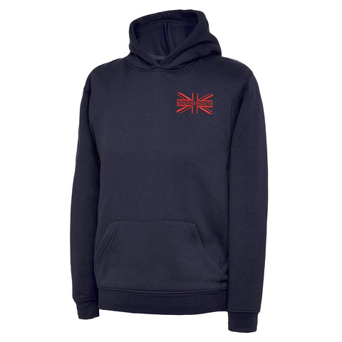 Bournemouth Union Jack Embroidered Children's Hoodie